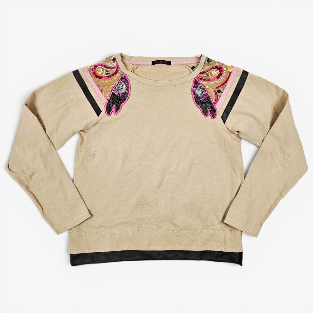 Euro Custo Barcelona Sweatshirt Embellished Sequin- Small